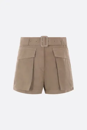 Peza gabardine shorts