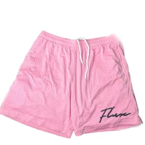 Pink Mesh Shorts 5" Double layered