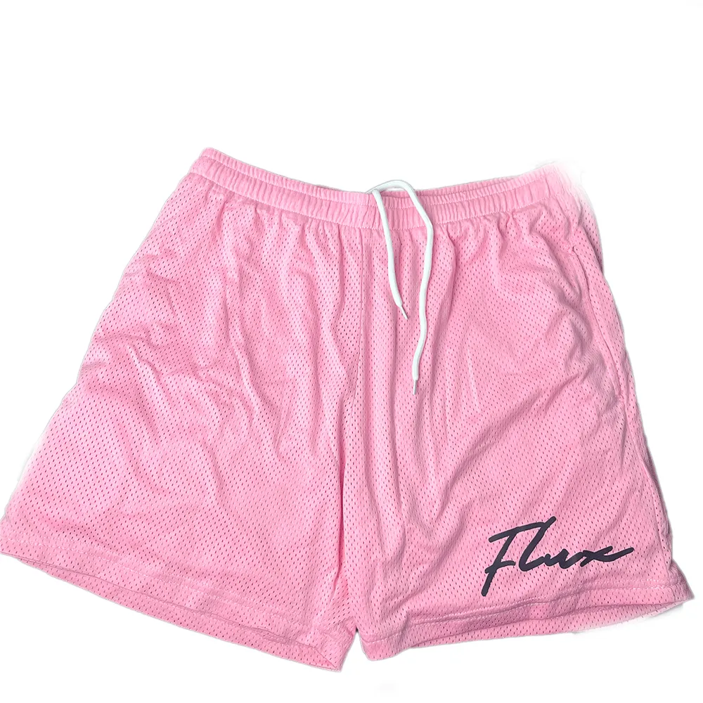 Pink Mesh Shorts 5" Double layered