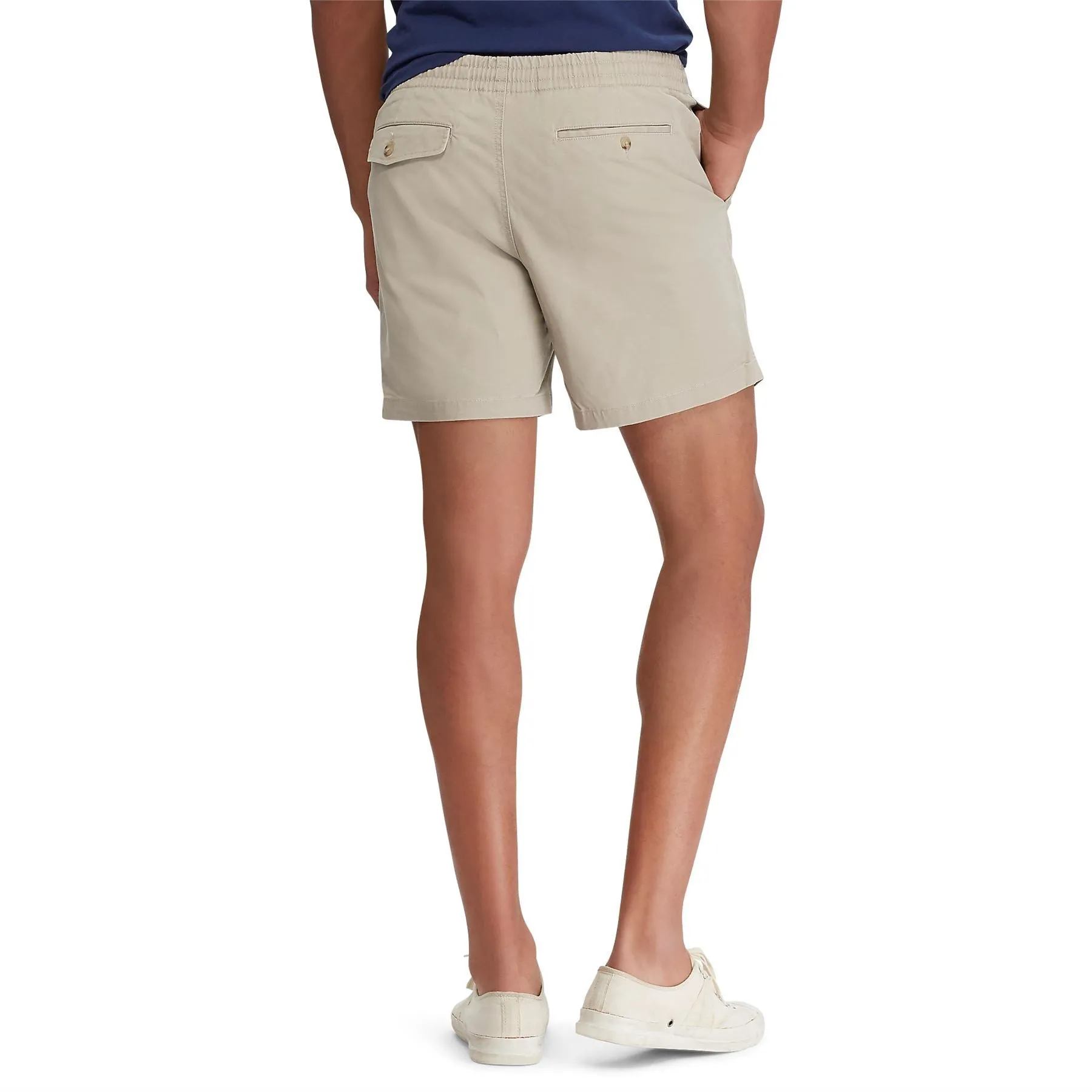 Polo Golf Classic Fit Cotton Knit Prepster Shorts Khaki Tan - SU24