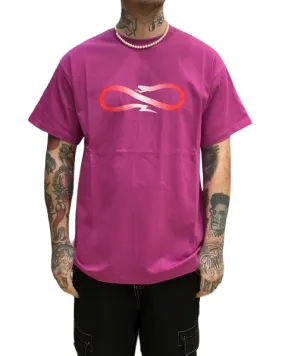 Propaganda men's short sleeve t-shirt with Gradient logo 23SSPRTS679 purple