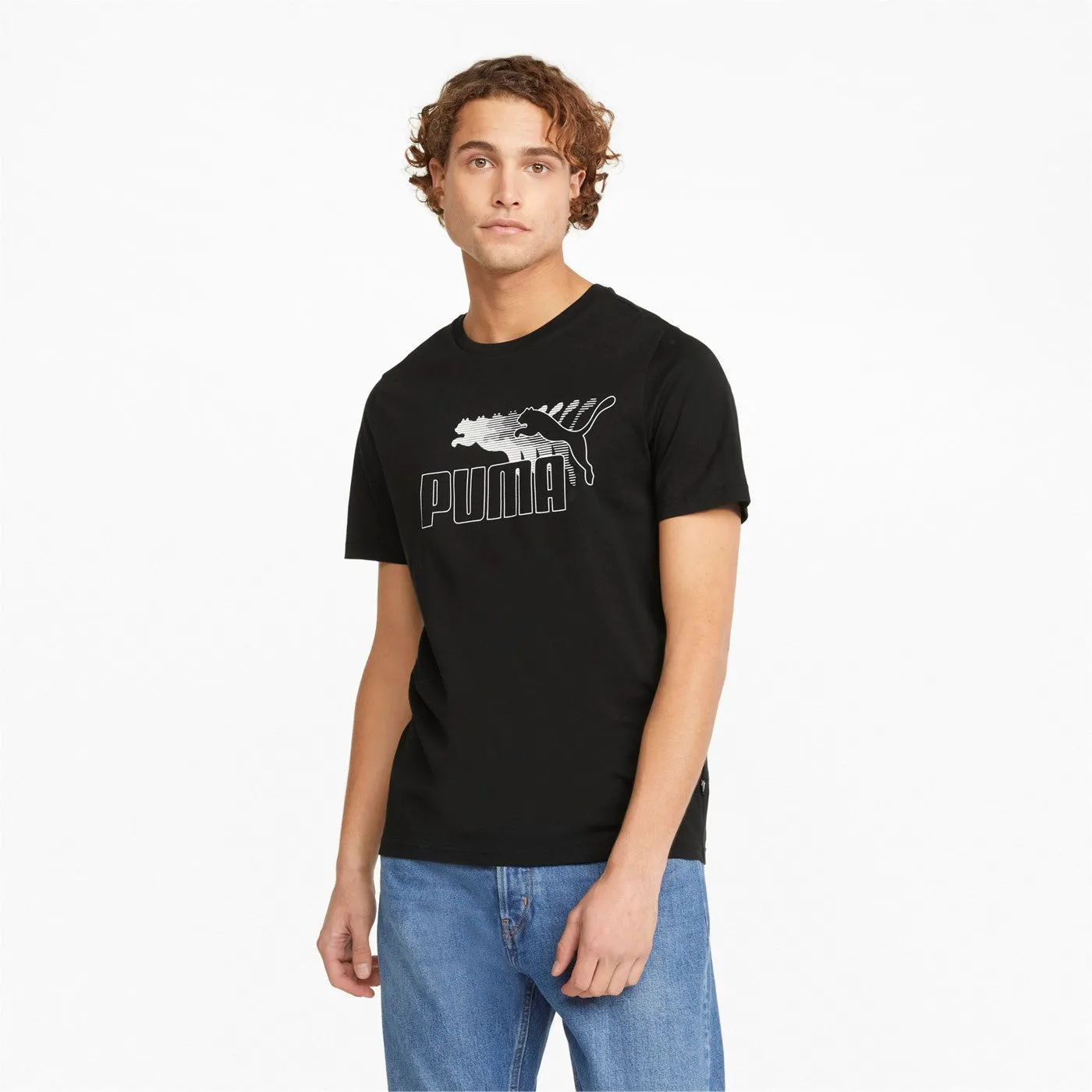 Puma No. 1 Logo Graphic Tee 848562-01 black