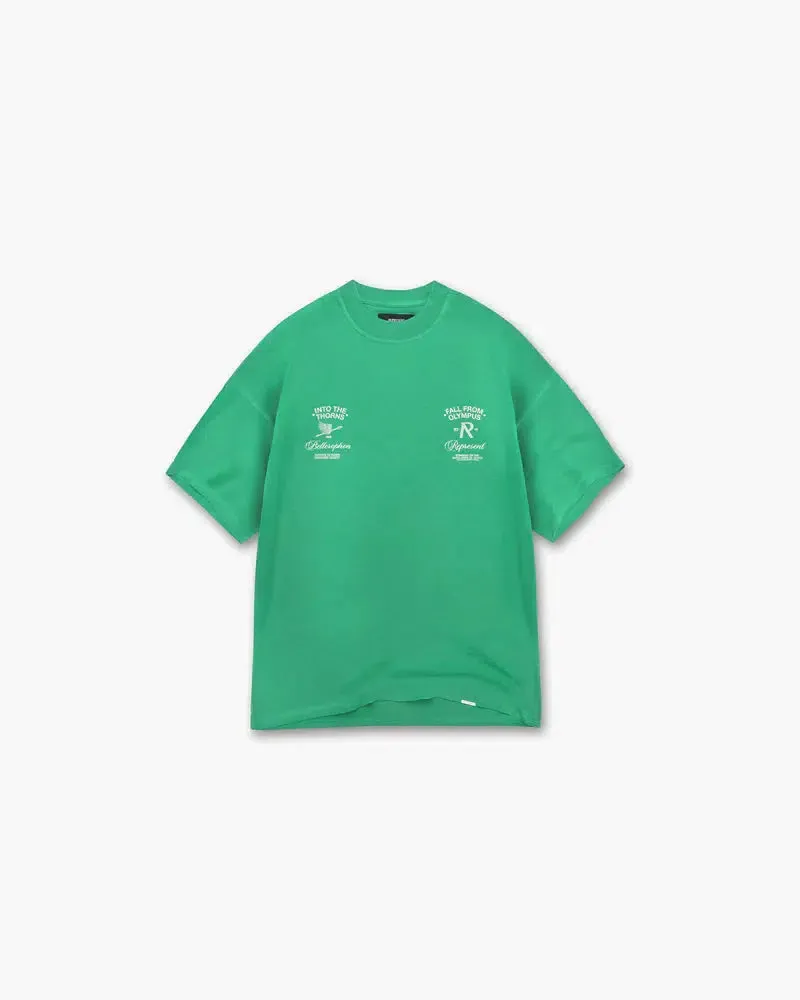 Represent Fall From Olympus T-Shirt - Island Green