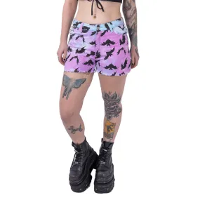 RULE THE NIGHT SHORTS - PASTEL TIE DYE