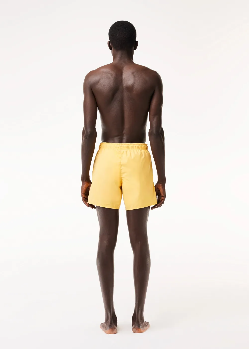 Short de bain Lacoste jaune