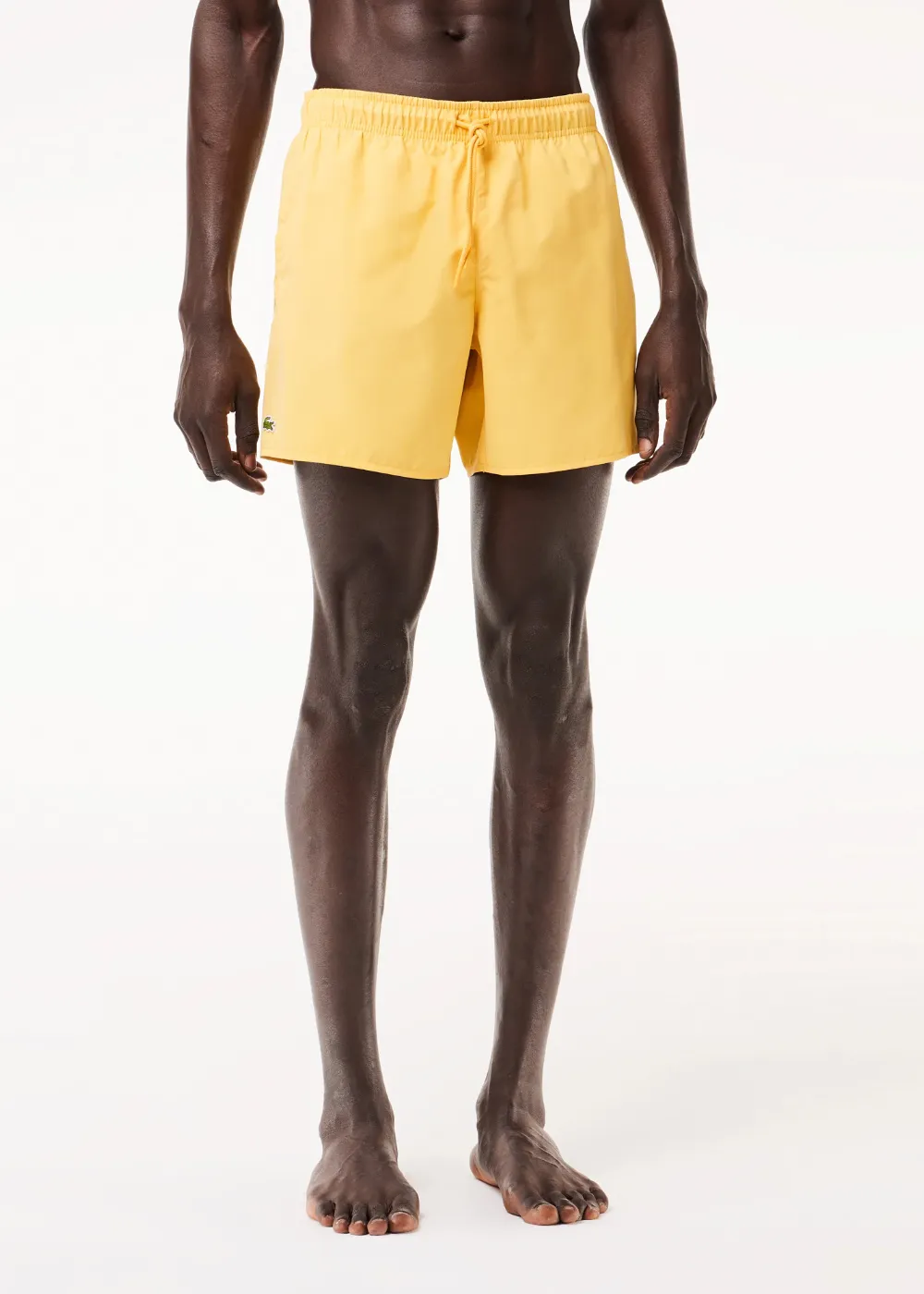 Short de bain Lacoste jaune