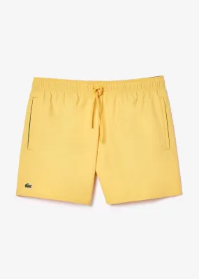 Short de bain Lacoste jaune