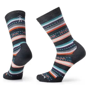 Smartwool Margarita Crew Charcoal Stripe