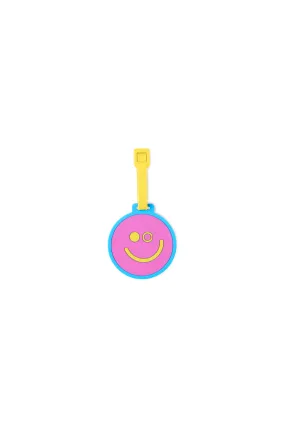 Smiley Luggage Tag