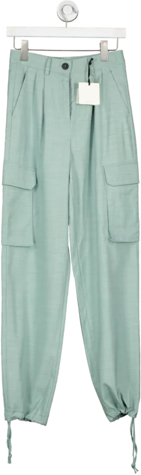 Vicolo Green Tailored Cargo Trousers UK XS