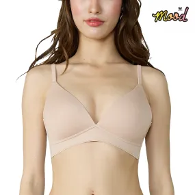 Wacoal Mood Smooth Bra ชุดชั้นในวัยรุ่น บราไร้ตะเข็บ รุ่น MM1X82 (เข้าคู่ MU3194) สีเบจ (BE)