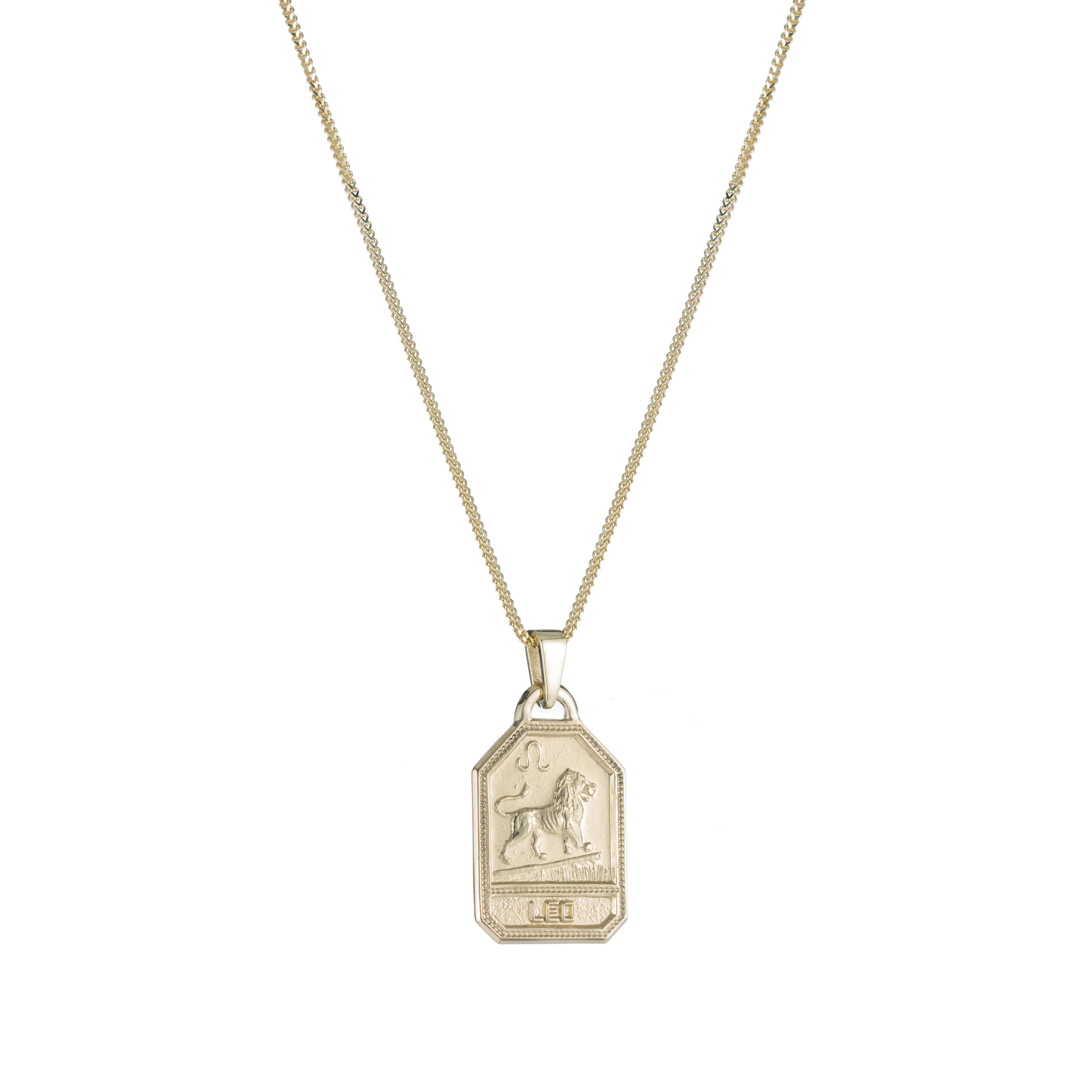 Zodiac Dog Tag Necklace